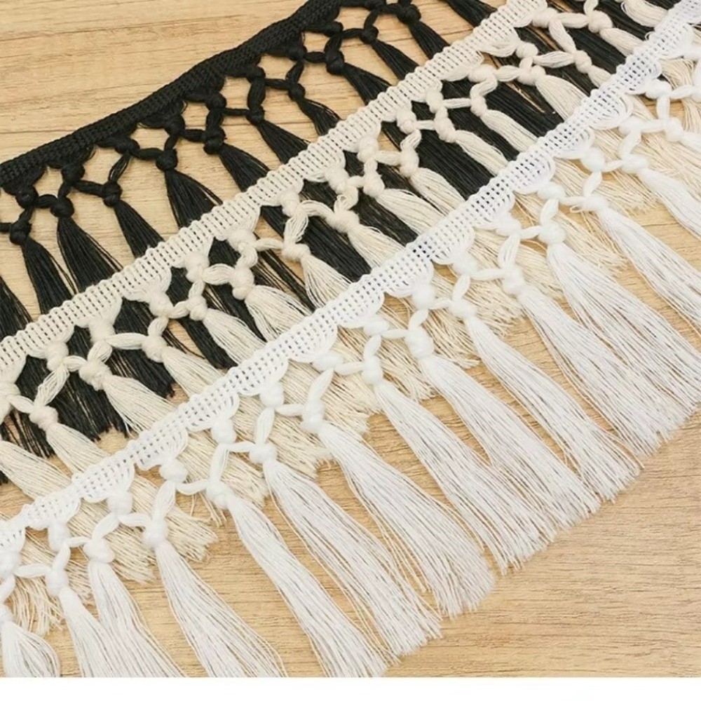 شريط زخرفي بشراشيب بعرض 11 سم، - مراجعة Tassel Fringe Trim وسعره