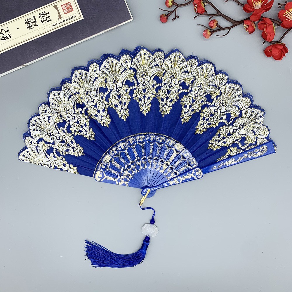 مروحة يدوية صينية قابلة للطي ب - مراجعة Tassel Fringe Trim وسعره