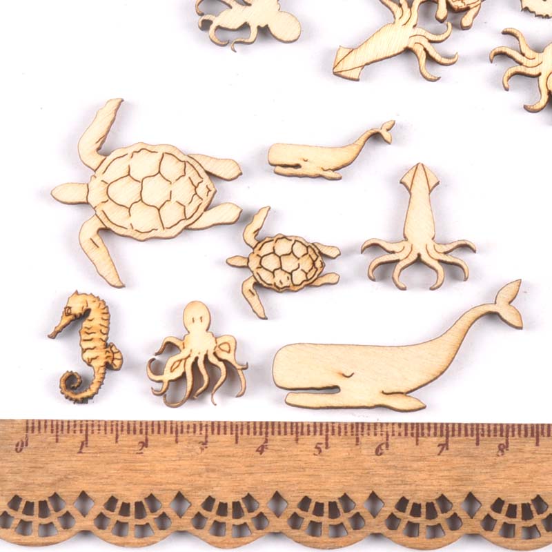 20 قطعة 25-40 مللي متر السلاحف - مراجعة Craft Embellishments وسعره