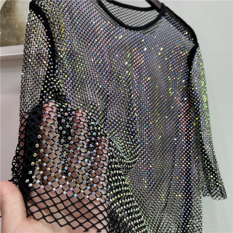 ColorShiny الماس الكهربائية مق - مراجعة Crystal Mesh Fabric وسعره
