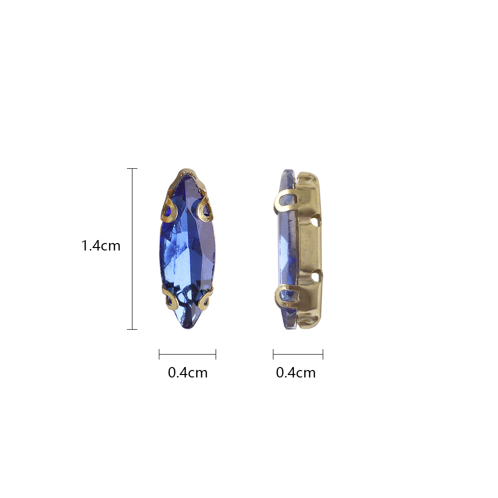 20 قطعة من أحجار الكريستال الز - مراجعة Sew On Rhinestone وسعره