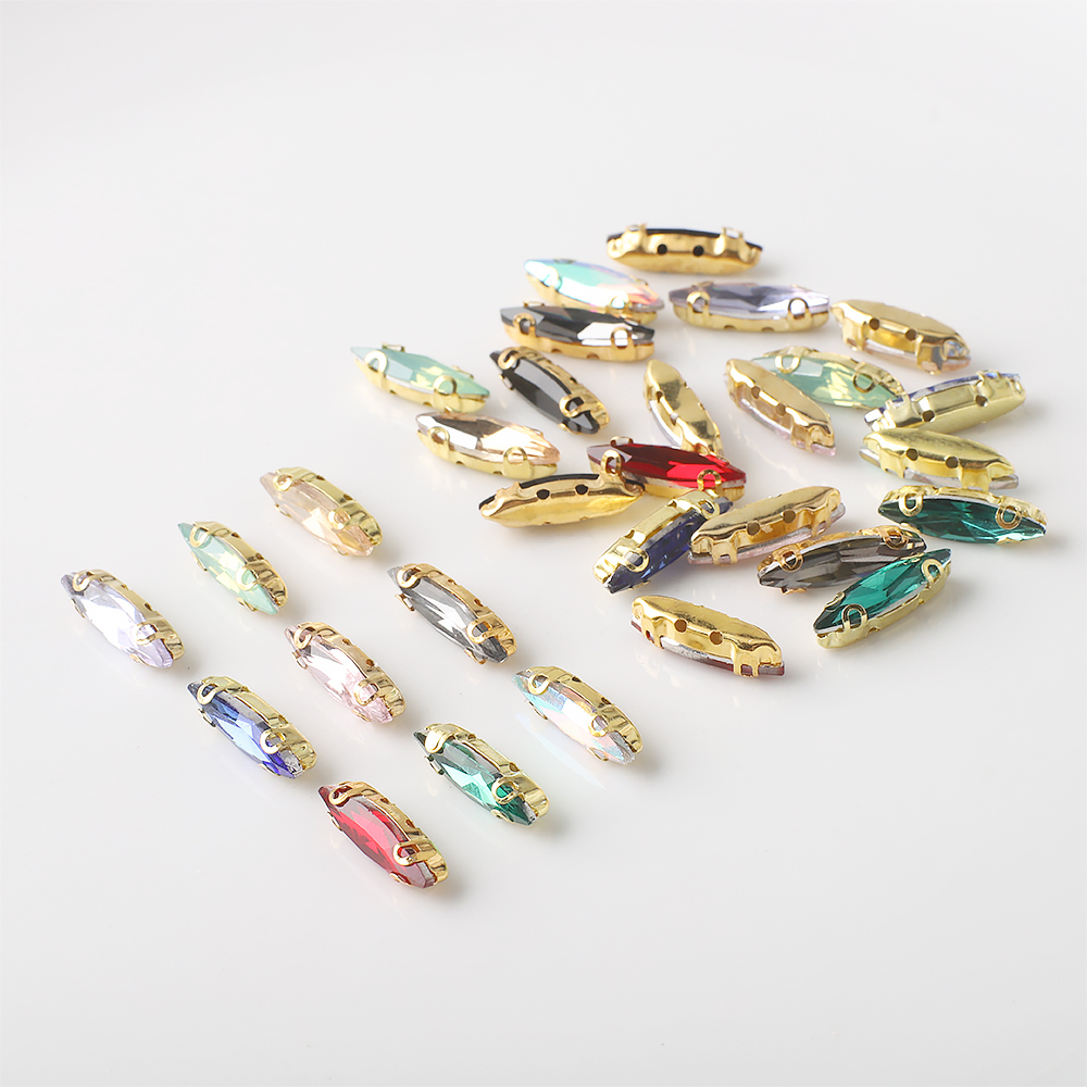 20 قطعة من أحجار الكريستال الز - مراجعة Sew On Rhinestone وسعره