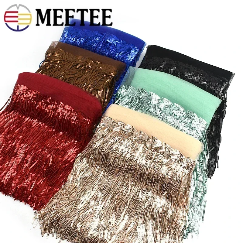تطريز الترتر شرابة شرابة دانتي - مراجعة Fringe Ribbon Sewing وسعره