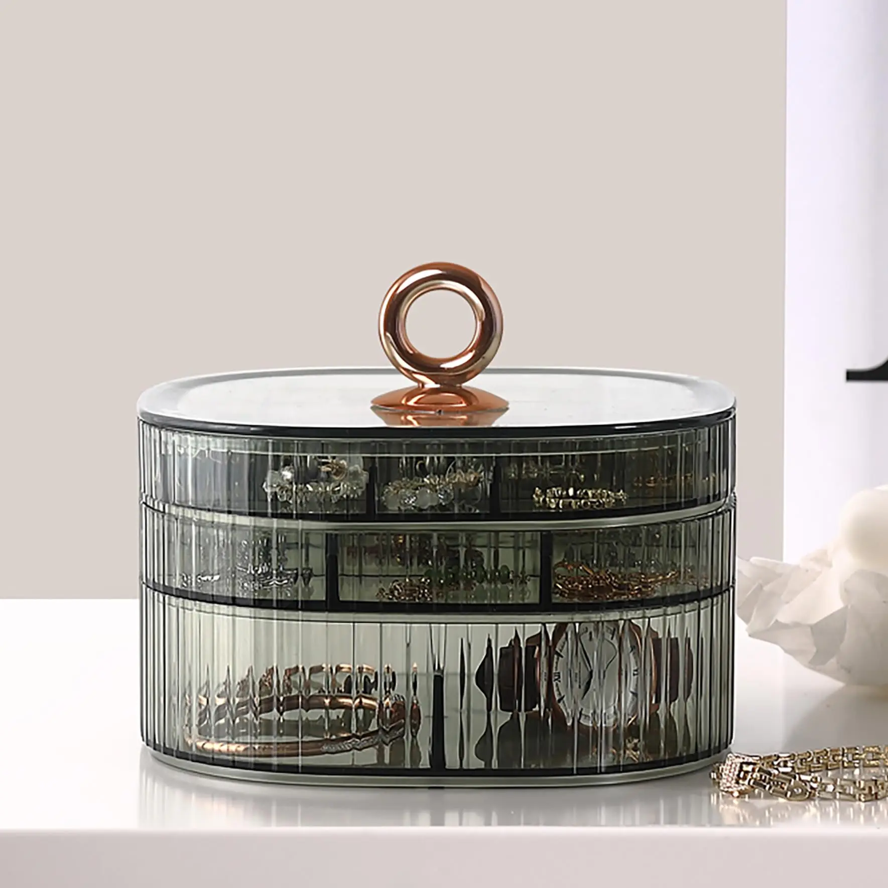 صندوق مجوهرات، منظم مجوهرات بم - مراجعة Craft Embellishment Storage وسعره